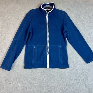 BMW Fleece Full Zip Jacket Blue Car Luxury Coat Large
